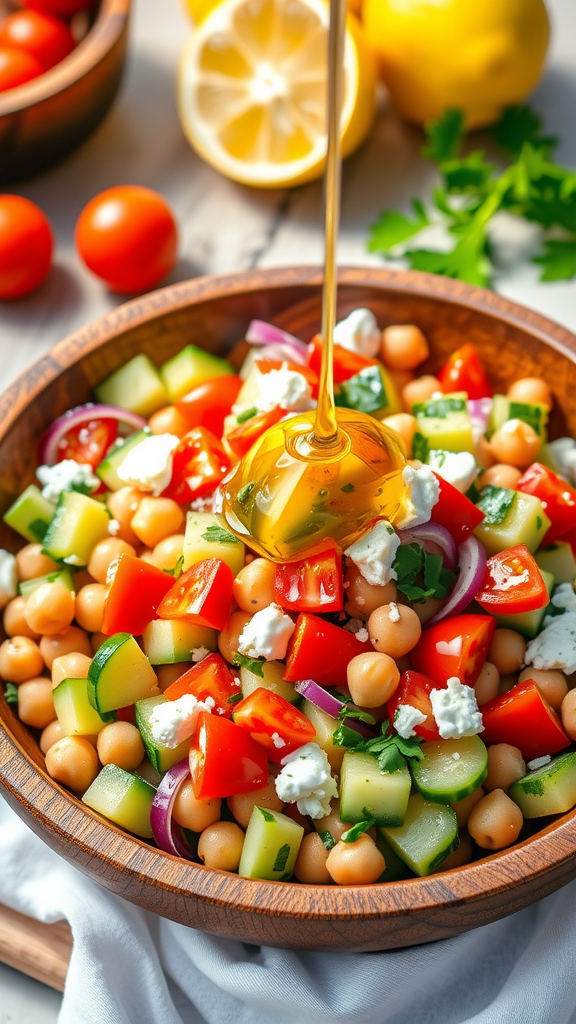 Refreshing Mediterranean Chickpea Salad