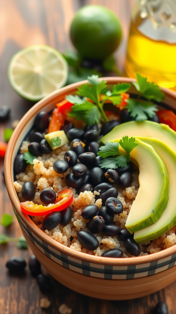 Vibrant Quinoa and Black Bean Bowl