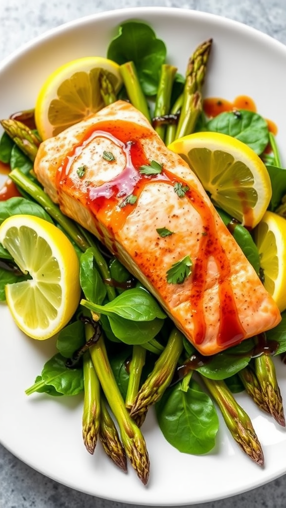 Zesty Salmon and Asparagus Salad